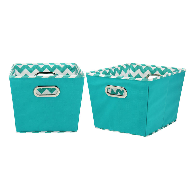 Wayfair Basics™ Wayfair Basics Chevron Storage Bin Set & Reviews Wayfair